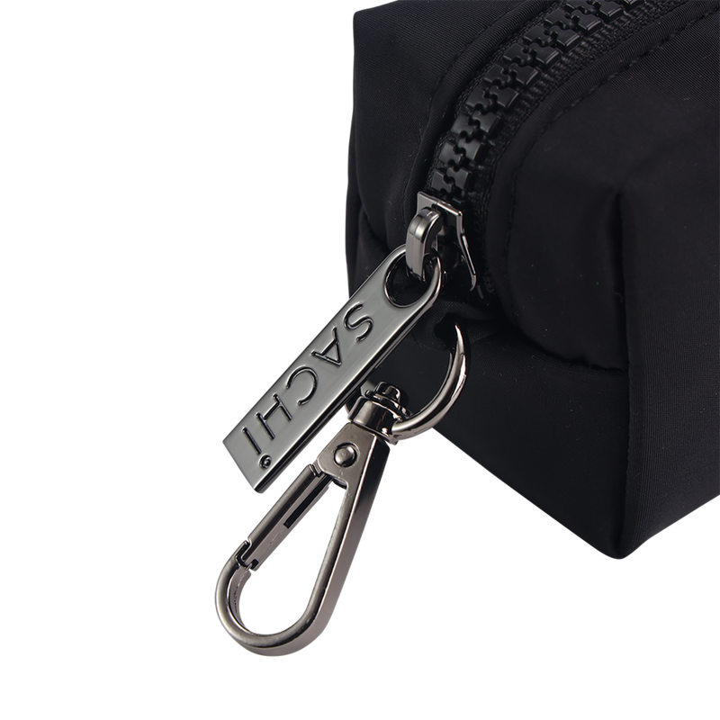 Sachi Puppack Portable Waste Bag Holder - Black