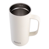 Oasis Stainless Steel Double Wall Insulated Coffee Press 4 Cup 600ml - Alabaster