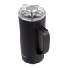Oasis Stainless Steel Double Wall Insulated Coffee Press 4 Cup 600ml - Black