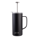 Oasis Stainless Steel Double Wall Insulated Coffee Press 4 Cup 600ml - Black