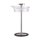 Oasis Stainless Steel Double Wall Insulated Coffee Press 4 Cup 600ml - Black