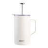 Oasis Stainless Steel Double Wall Insulated Coffee Press 8 Cup 1L - Alabaster