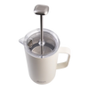 Oasis Stainless Steel Double Wall Insulated Coffee Press 8 Cup 1L - Alabaster