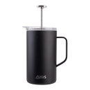 Oasis Stainless Steel Double Wall Insulated Coffee Press 8 Cup 1L - Black