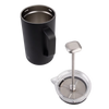 Oasis Stainless Steel Double Wall Insulated Coffee Press 8 Cup 1L - Black