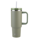 Oasis Stainless Steel Double Wall Insulated "Commuter" Travel Tumbler 1.2L - Olive Green
