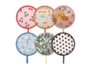 Sachi Pop Folding Travel Fan - 6 Assorted Designs