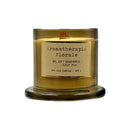 Le Desire Aromatherapie Florale Soy Candle With Glass Dome Lid & Timber Wick - Gardenia Lily Fig - 283gr
