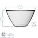 Bormioli Rocco Coppa Basic Glass Bowl 12.8cm - 435ml