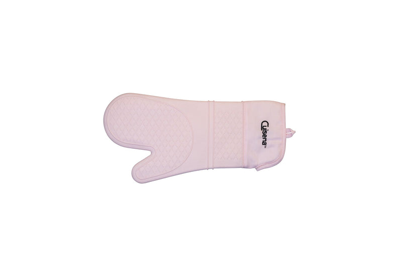 Cuisena Silicone Fabric Oven Glove - Pink