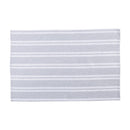 Nicola Spring Turkish Cotton Tea Towel 60 x 40cm - Grey with White Stripe