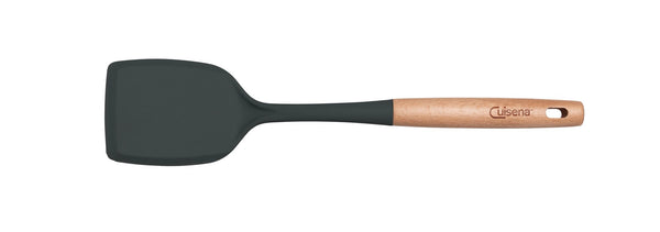 Cuisena Beechwood & Silicone Solid Turner - 37cm