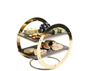 Artesa Slate Serving Wheel Stand 2 Tier 20x30cm