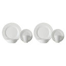 2x Maxwell & Williams White Basics Cosmopolitan Rim Dinner Set 16pc Gift Boxed