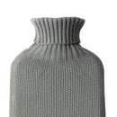 Hot Water Bottle Cover - Knitted - Grey