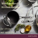 Anolon Endurance+ 18cm/2.8L Covered Saucepan & Bonus Steamer Set