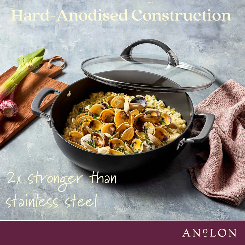 Anolon Endurance+ Nonstick Induction 30cm/5.2L Covered Risotto