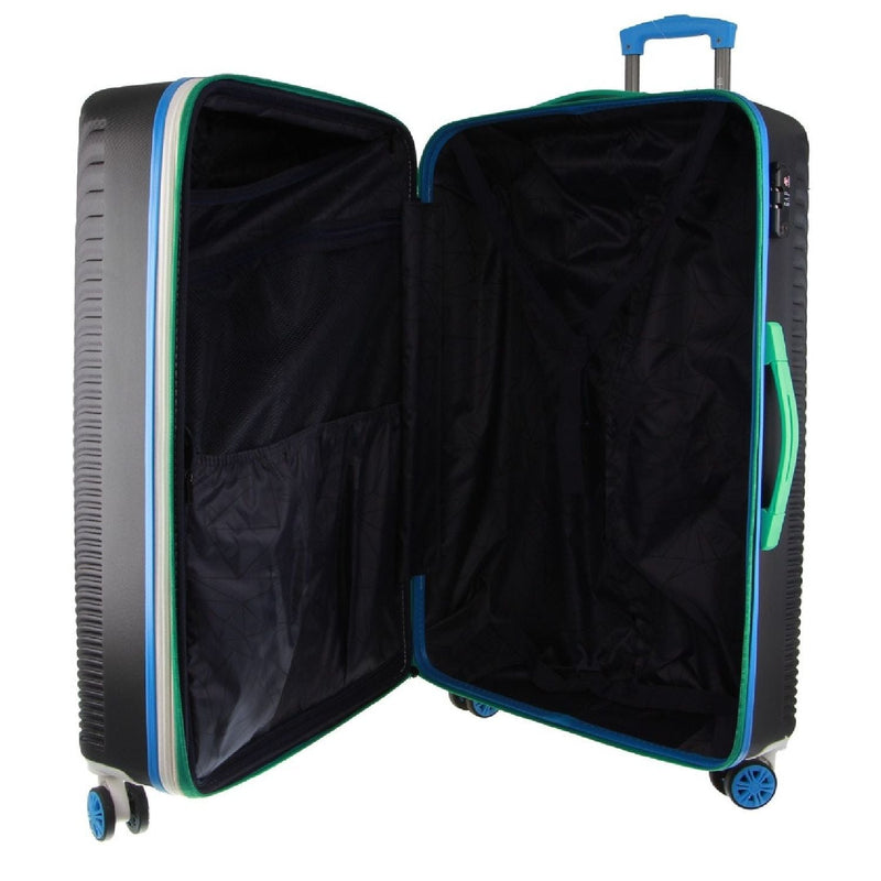 GAP 4 Wheel Hardcase Suitcase - Medium Black - Expandable