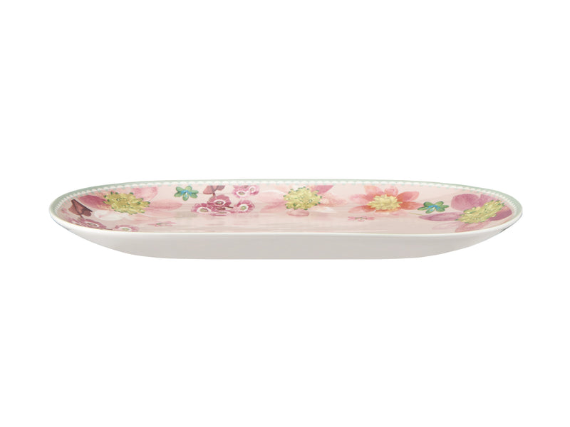 Maxwell & Williams Primula Oval Platter 37x23cm - Pink