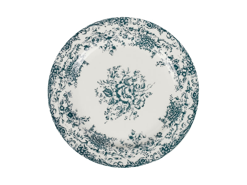 Casa Domani Rosetta Rim Side Plate Antique Blue - 20cm