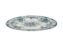 Casa Domani Rosetta Rim Dinner Plate Antique Blue - 26.5cm