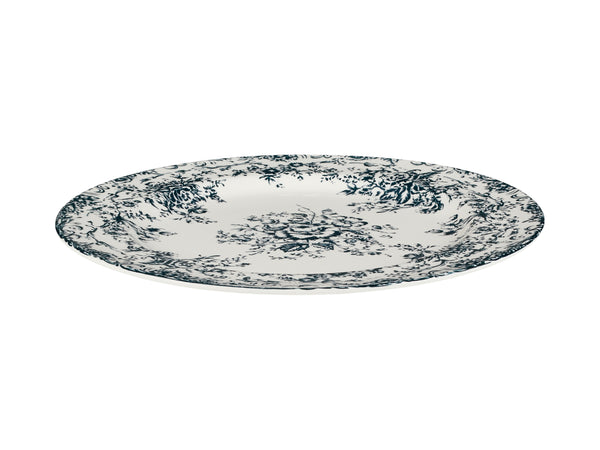 Casa Domani Rosetta Round Platter Antique Blue Gift Boxed - 33cm