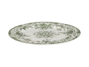 Casa Domani Rosetta Rim Dinner Plate Antique Green - 26.5cm