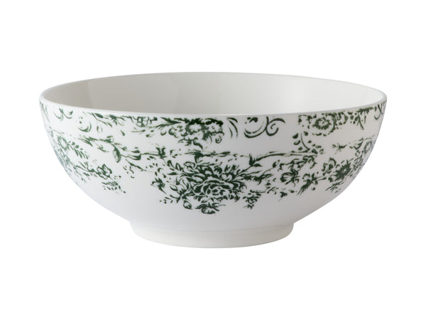 Casa Domani Rosetta Coupe Bowl Antique Green - 19x8cm