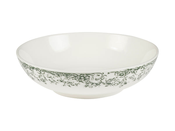 Casa Domani Rosetta Coupe Bowl Antique Green - 20x5.5cm