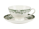Casa Domani Rosetta Cup And Saucer Antique Green - 200ml