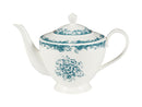 Casa Domani Rosetta Teapot Antique Blue Gift Boxed - 1L