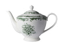 Casa Domani Rosetta Teapot Antique Green Gift Boxed - 1L