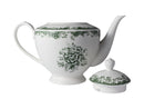 Casa Domani Rosetta Teapot Antique Green Gift Boxed - 1L