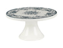 Casa Domani Rosetta Footed Cake Stand 20cm Antique Blue Gift Boxed