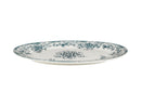 Casa Domani Rosetta Oval Platter 37x25cm Antique Blue Gift Boxed