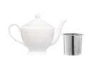 Maxwell & Williams White Basics Classic Teapot With Infuser 1L Gift Boxed
