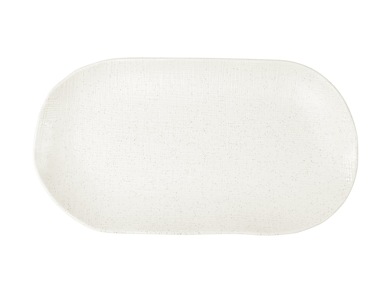 Maxwell & Williams Onni Oblong Platter Speckle White - 35x19cm