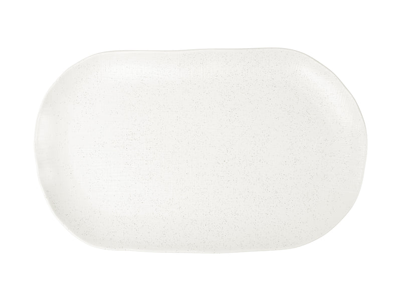 Maxwell & Williams Onni Oblong Platter Speckle White - 42x23.5cm