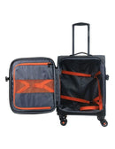 Reebok Soft Shell Suitcase Cabin 54cm - Black