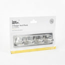 Frame Depot Self-Stick Silver Hook With 4 Hangers