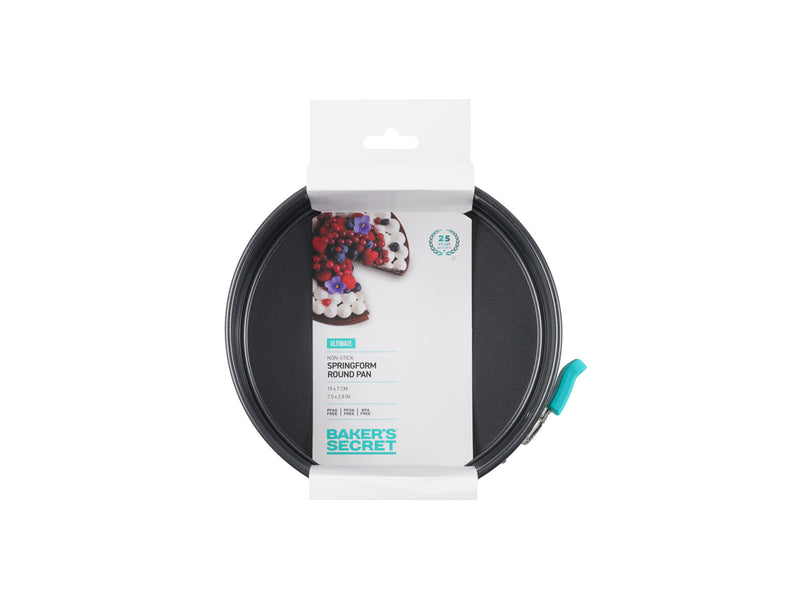 Bakers Secret Ultimate Non-Stick Springform Round Cake Pan - 23cm