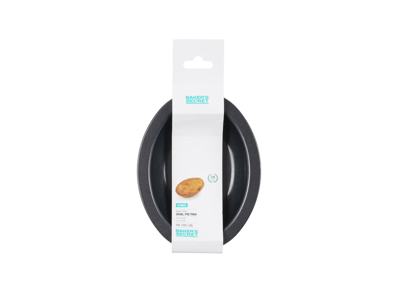 Bakers Secret Ultimate Non-Stick Individual Oval Pie Dish - 13.5x10cm