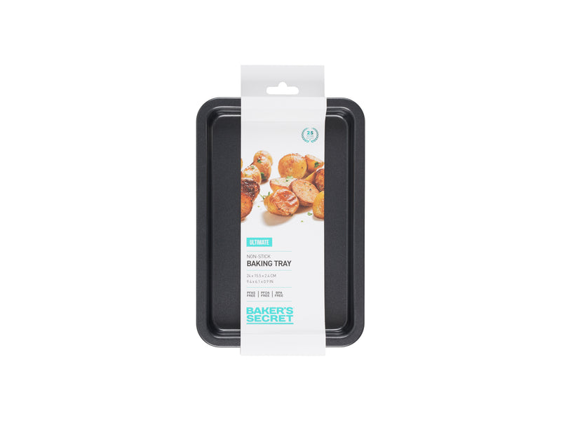 Bakers Secret Ultimate Non-Stick Baking Tray - 24x15.5cm