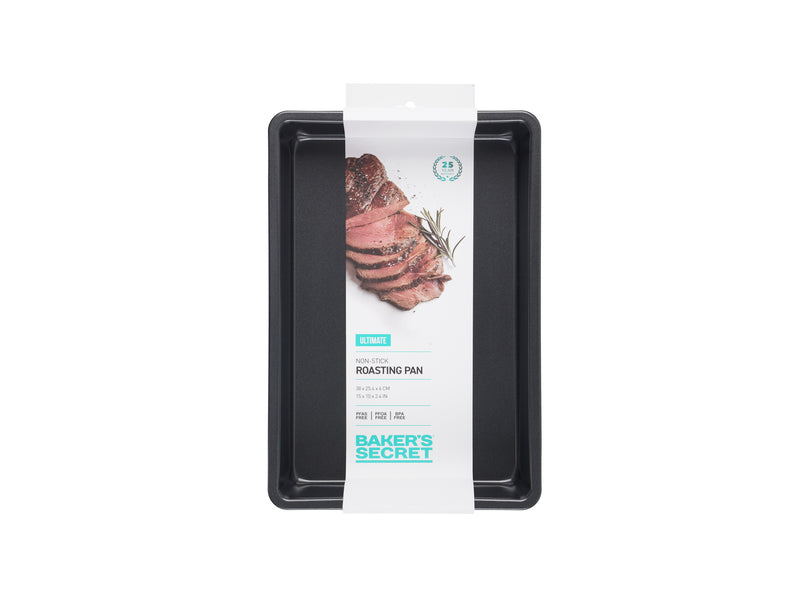 Bakers Secret Ultimate Non-Stick Large Roasting Pan - 38x25.4cm