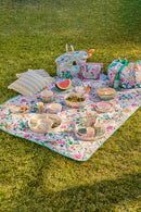 Maxwell & Williams Botanica Melamine Bowl With Lid  & Salad Servers - 25x9cm