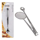 Appetito Stainless Steel Skimmer Tongs 28.5cm