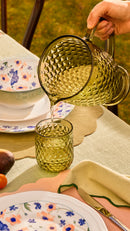 Casa Domani Caterina Glass Jug 1.3L - Green - Gift Boxed