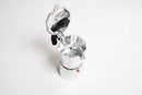 Coffee Culture Stove Top Coffee Maker 3 Cup - Silver