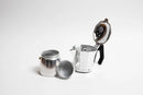 Coffee Culture Stove Top Coffee Maker 6 Cup - Silver