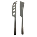 St. Clare Nordic 2pc Cheese Knife Set - Black